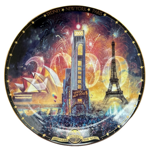 2000 Millennium Bradford Exchange Henderson Around World Commemorative Plate